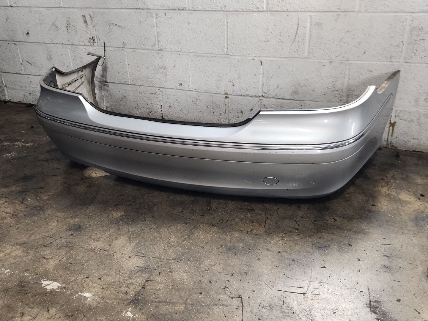 Mercedes CLK-Class C209 Convertible Rear Bumper in Iridium Silver Metallic 775