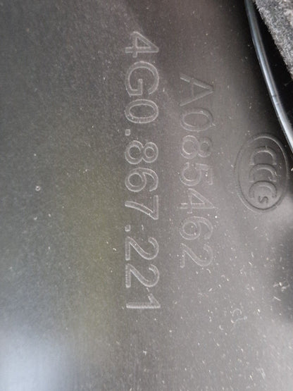 12-18 AUDI A6 C7 2.0 DIESEL GENUINE PASSENGER REAR LEFT DOOR CARD 4G0867221
