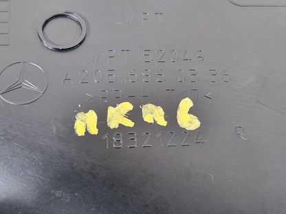 14-21 MERCEDES BENZ W205 REAR RIGHT SIDE INNER SILL COVER PANEL A2056860336