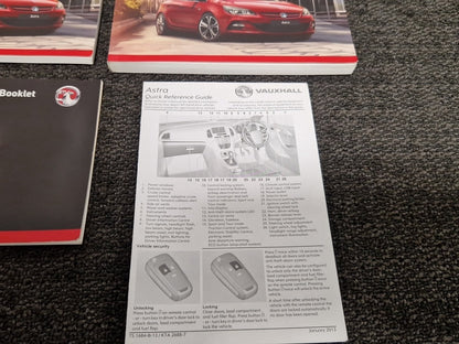 Vauxhall Astra MK6 (J) (A3400) Hatchback Genuine Owners Manual Handbook Wallet