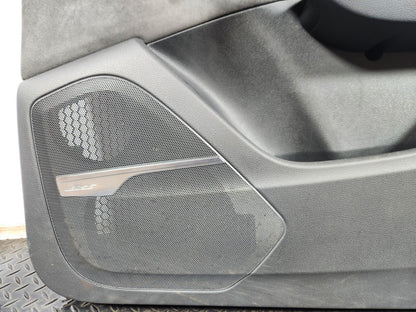 16-20 AUDI Q7 4M OEM FRONT RIGHT ALCANTARA DOOR CARD PANEL COVER 4M2867106