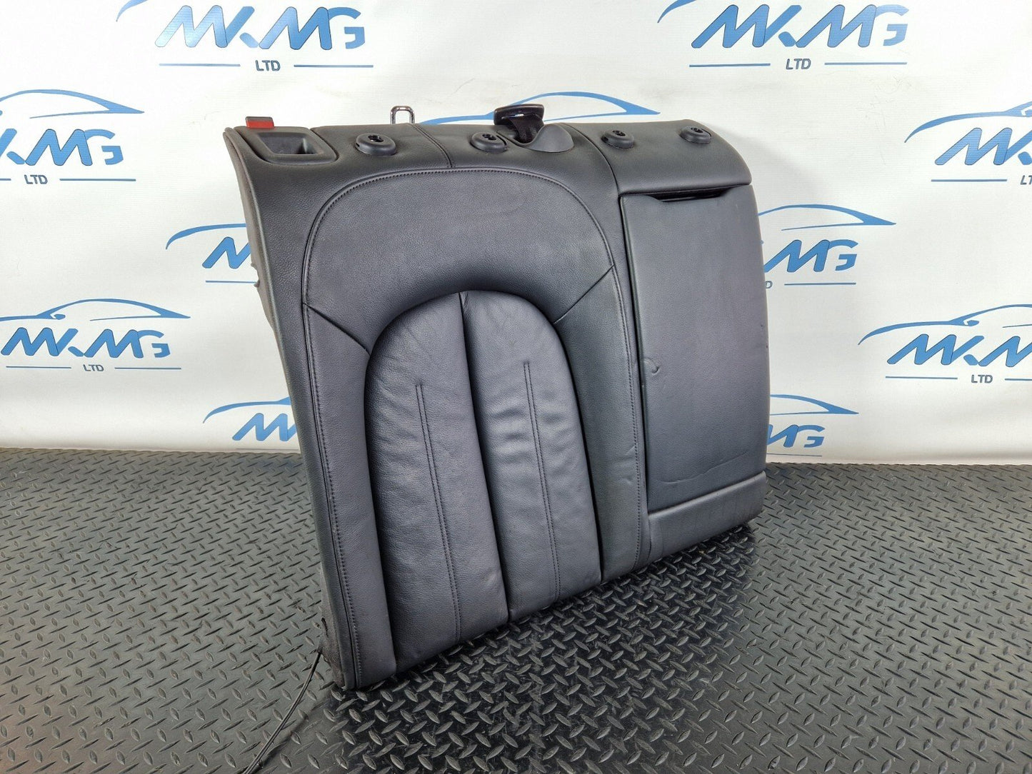 12-18 AUDI A6 C7 AVANT REAR O/S RIGHT SIDE BLACK LEATHER  SEAT BACKREST