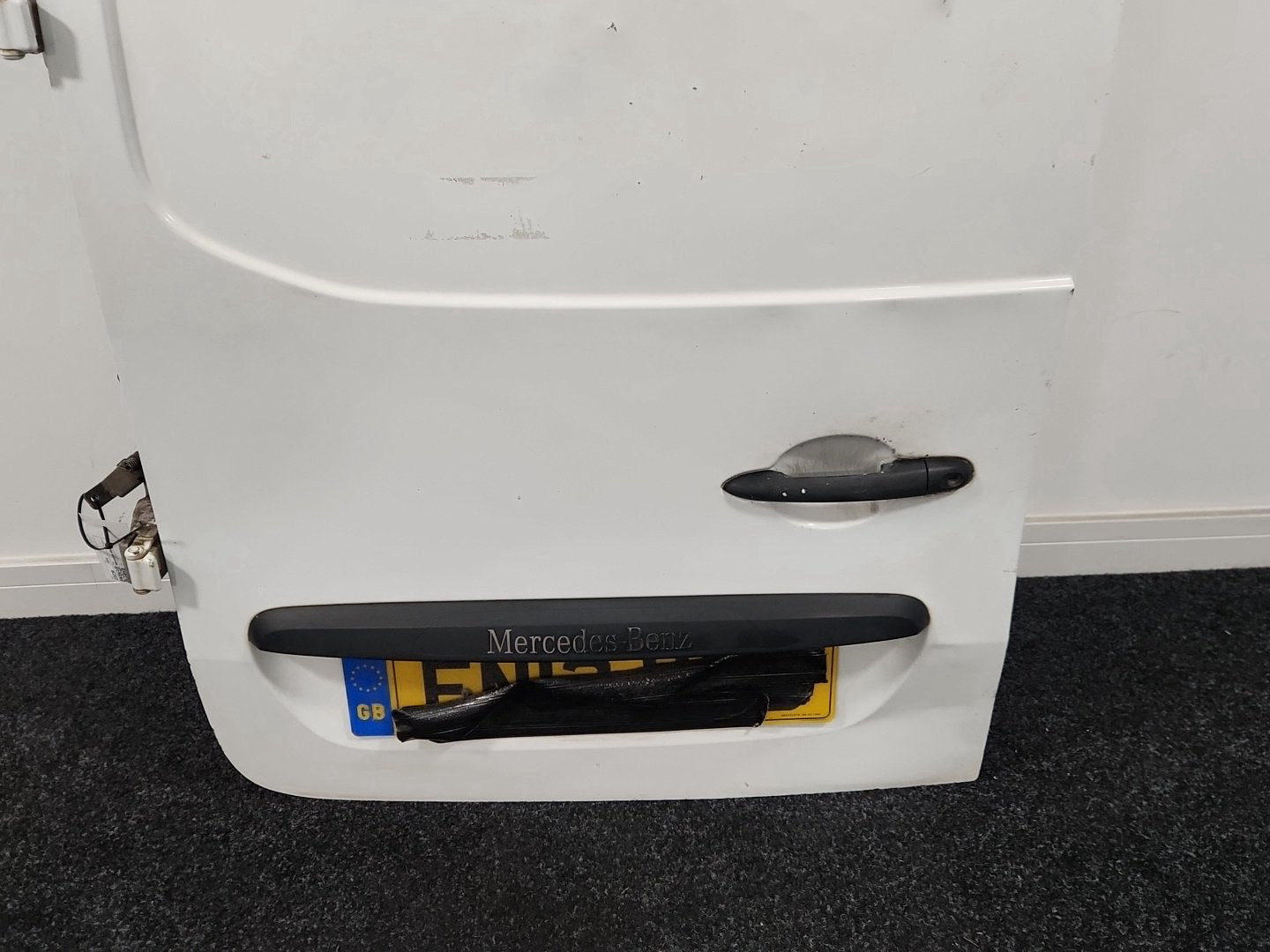 Mercedes Citan W415 Cargo Van Rear Left N/S Complete Door in Arctic White 9147