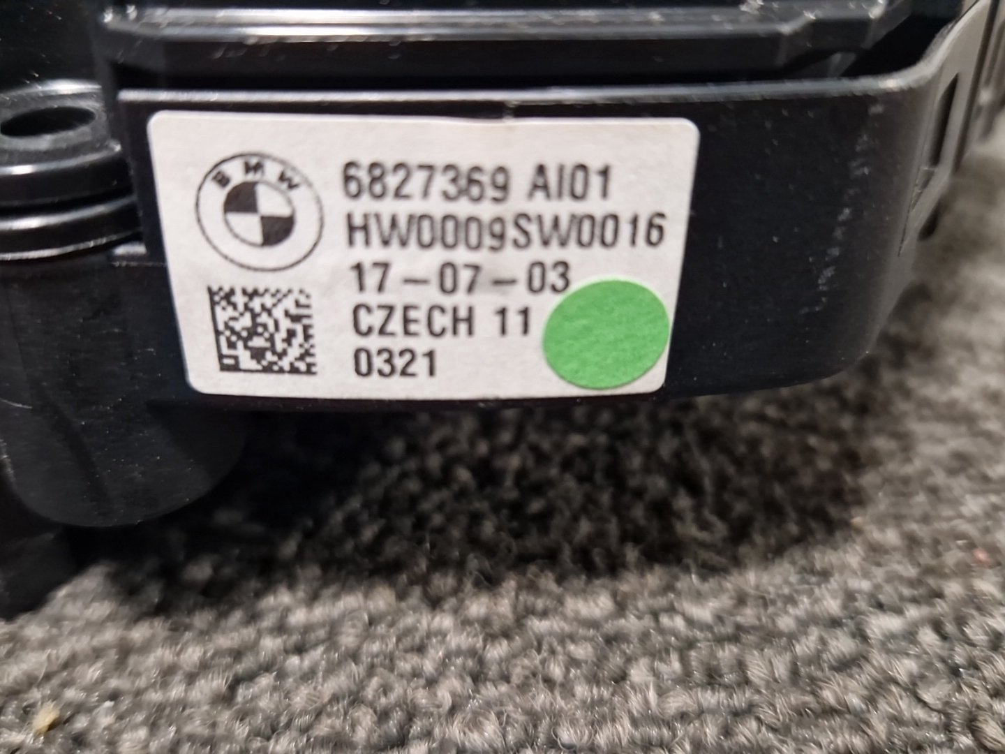 BMW X1 F48 Genuine Indicator Wiper Stalk Squib 6827369