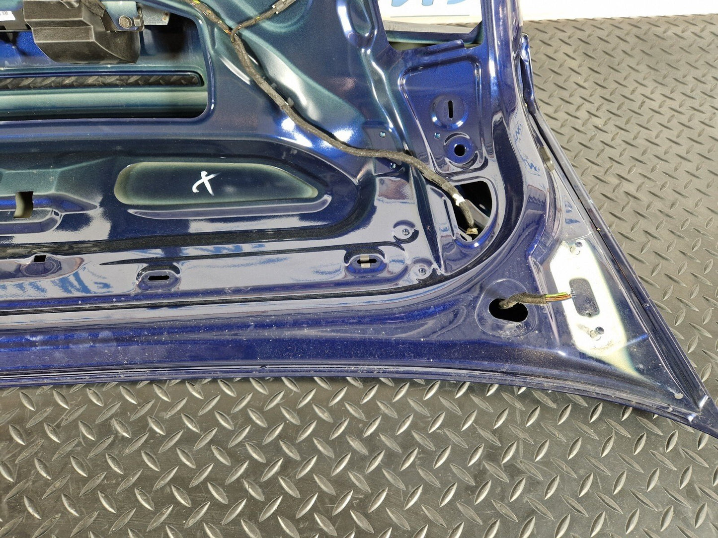 12-17 AUDI S5 CONVERTIBLE REAR TAILGATE BOOT LID IN BLUE LX5P 8F0827023D