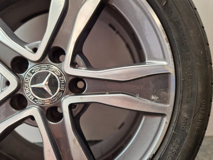 Mercedes-Benz C-Class W205 17" Alloy Wheel with Tyre 225/50/17 ~2mm A2054010800