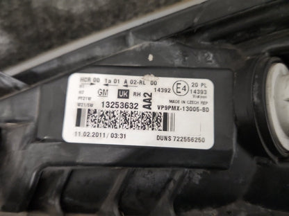 Vauxhall Meriva MK2 (B) (4470) MPV Genuine Front Right O/S Headlight 13253632