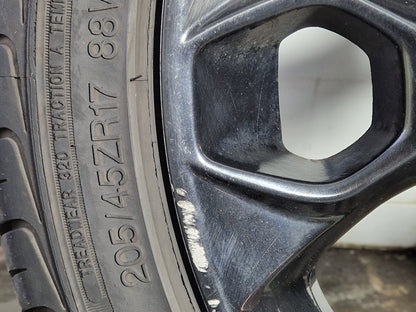 Ford Fiesta MK7 (B299) 17" Alloy Wheel with Tyre 205/45/17 ~6mm