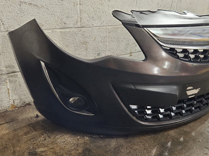 Vauxhall Corsa MK3 (D)(4400) Hatchback Front Bumper in Phantom Grey G43 Damaged
