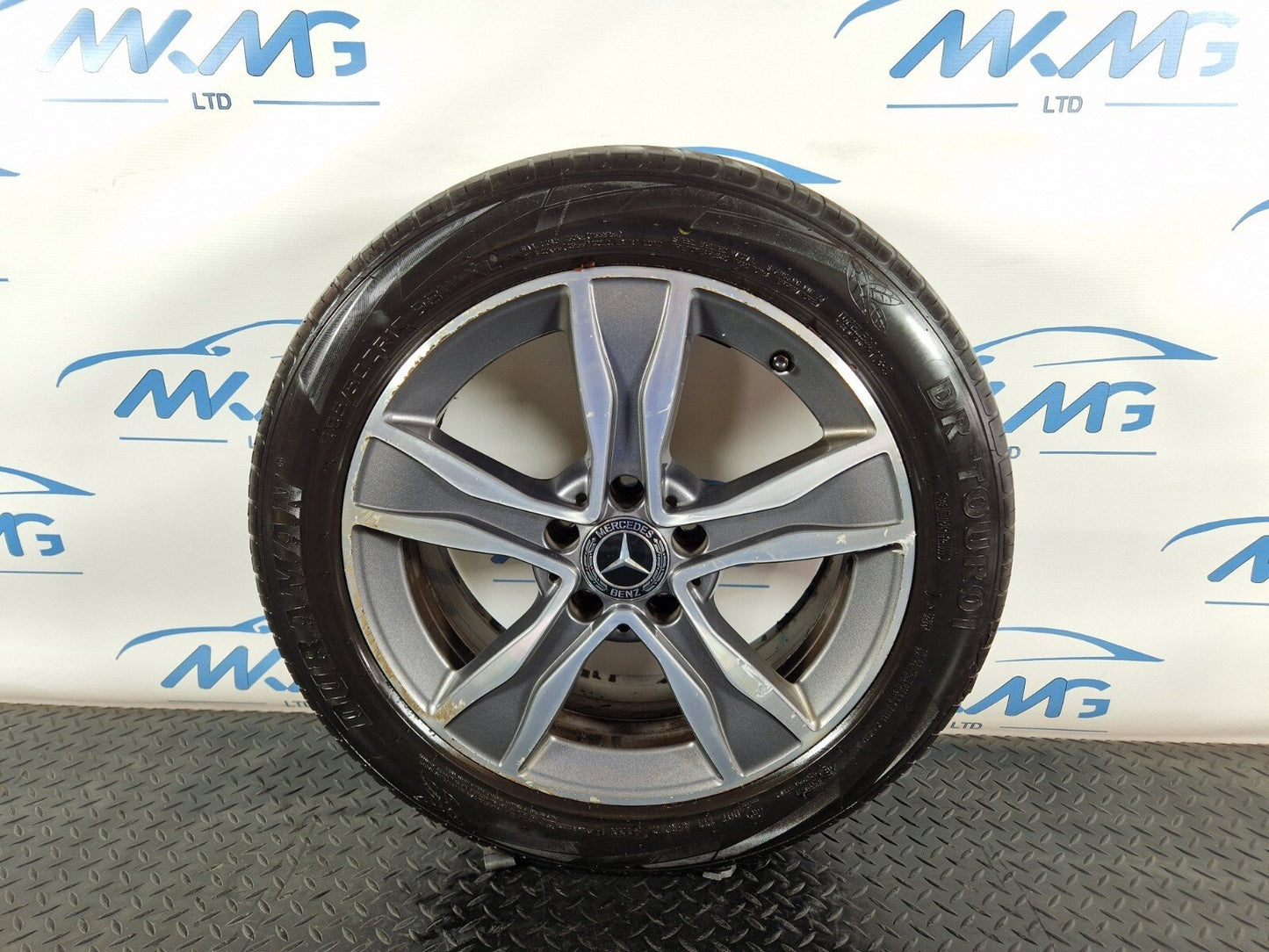 14-21 MERCEDES BENZ C CLASS W205 17INC ALLOY WHEEL & TYRE A2054010800 7Jx17H2