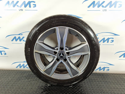 14-21 MERCEDES BENZ C CLASS W205 17INC ALLOY WHEEL & TYRE A2054010800 7Jx17H2