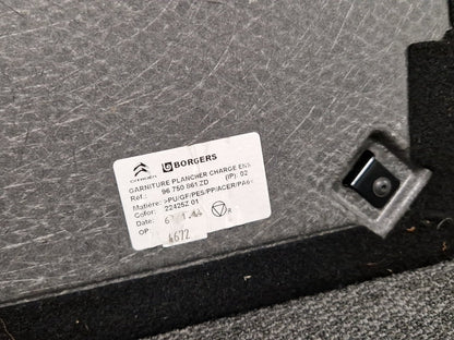 Citroen C3 Picasso MK1 FL (MY10) MPV Genuine Rear Trunk Boot Liner 96750861