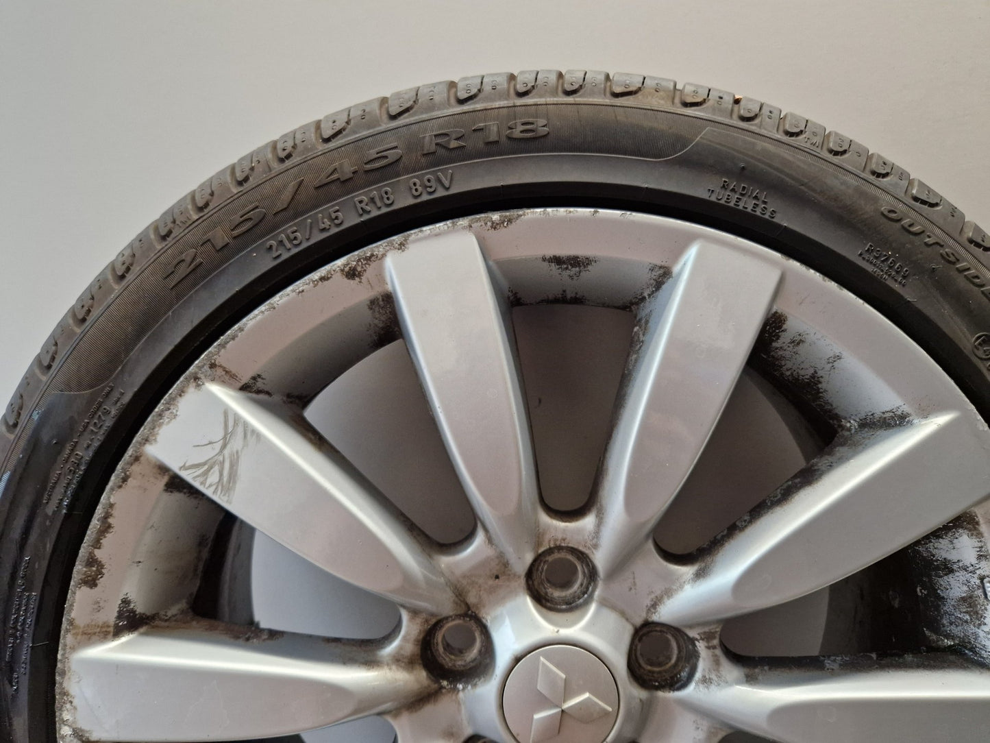 2009 Mitsubishi Lancer MK5 (CX8A) 18" Alloy Wheel with Tyre 215/45/18 ~7mm