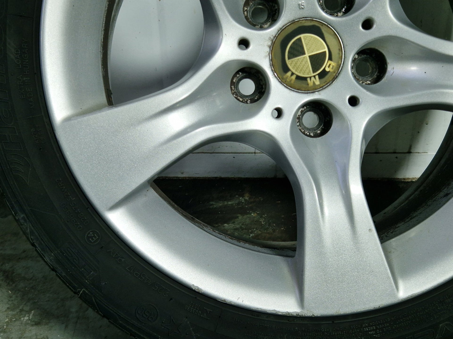 BMW 3 Series 320d E90 17" Alloy Wheel with Tyre 225/45/17 ~5mm 6791479