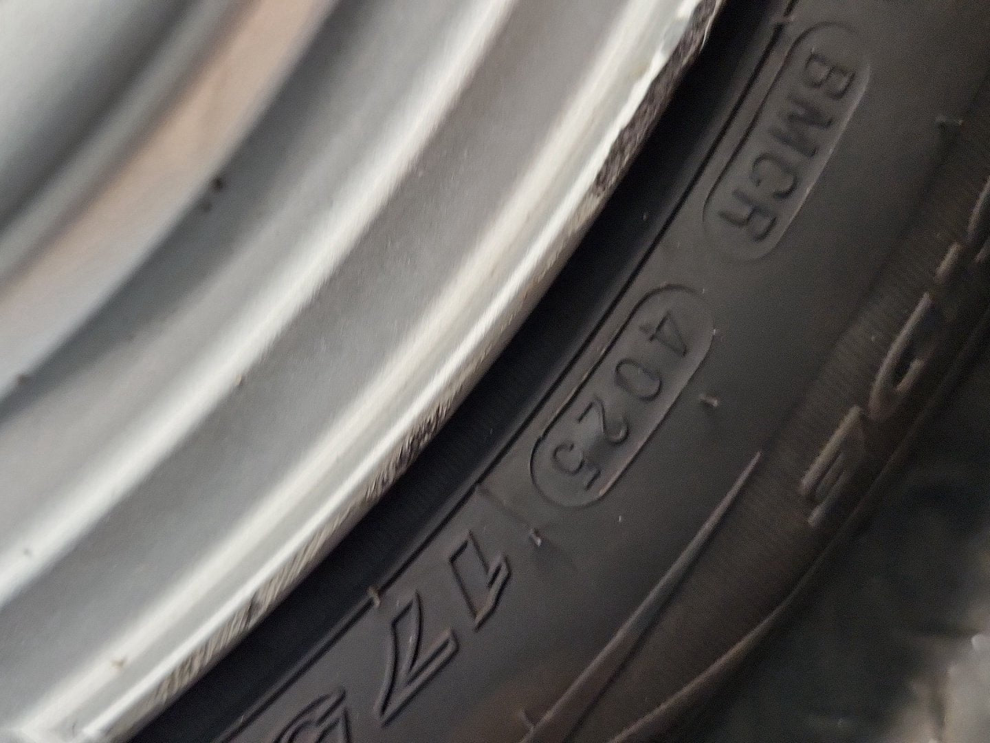 2012 Mini Cooper Clubman R55 15" Alloy Wheel with Tyre 175/65/15 ~6mm