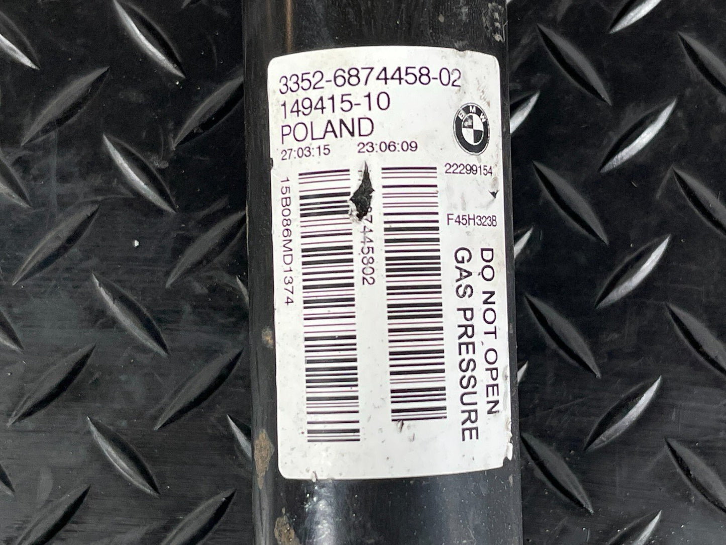 14-21 BMW 2 SERIES ACTIVE TOURER F45 O/S DRIVER SIDE RIGHT REAR SHOCK ABSORBER