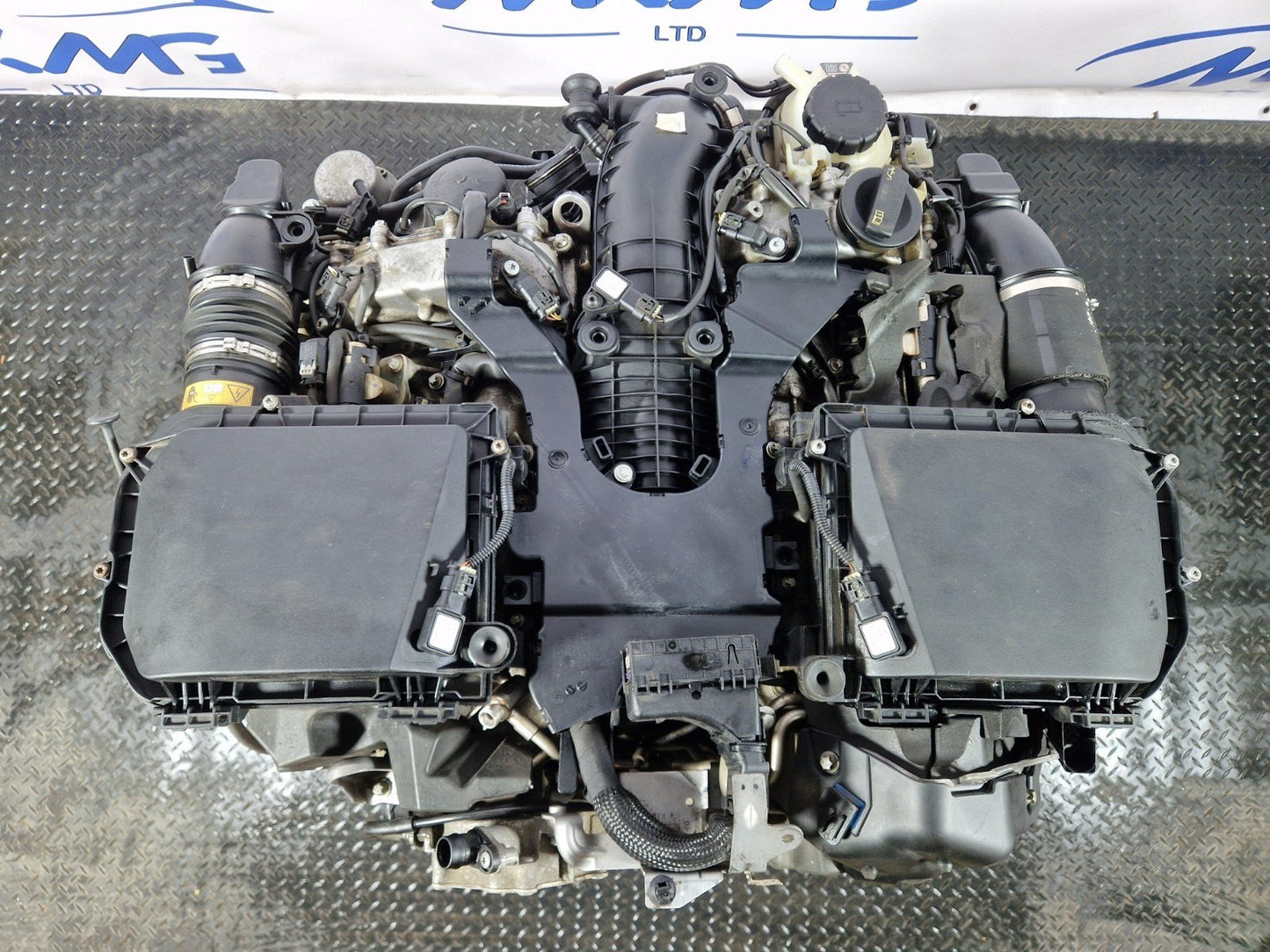 16-19 MERCEDES GLE 500e W166 3.0 OM276.821 PETROL TWIN TURBO COMPLETE ENGINE