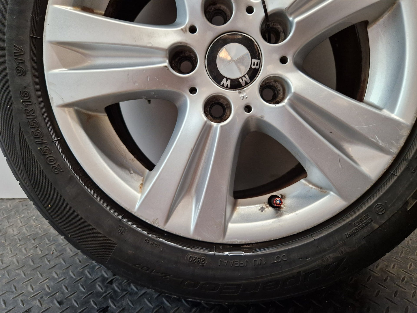 BMW 116i E87 16" Alloy Wheel with Tyre 205/55/16 ~5mm 6779696