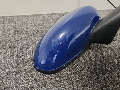 Vauxhall Corsa MK4 Hatchback Front Right Door Wing Mirror in Blue GAN (176)