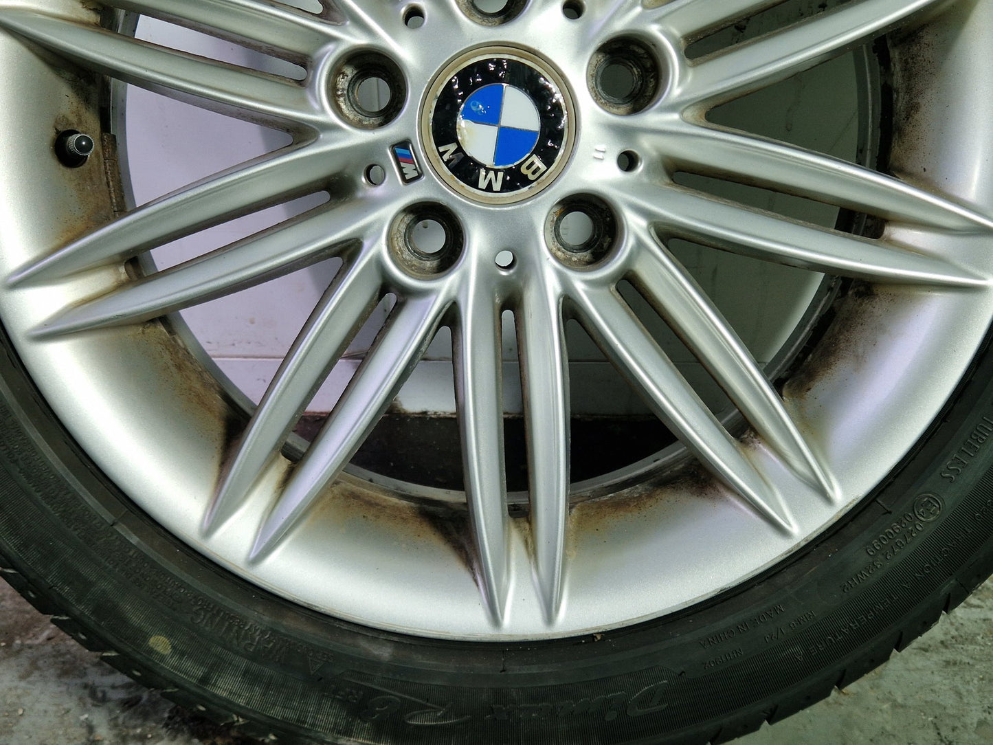 BMW 116i E87 17" Alloy Wheel with Tyre (Run-Flat) ~6mm 205/50/17