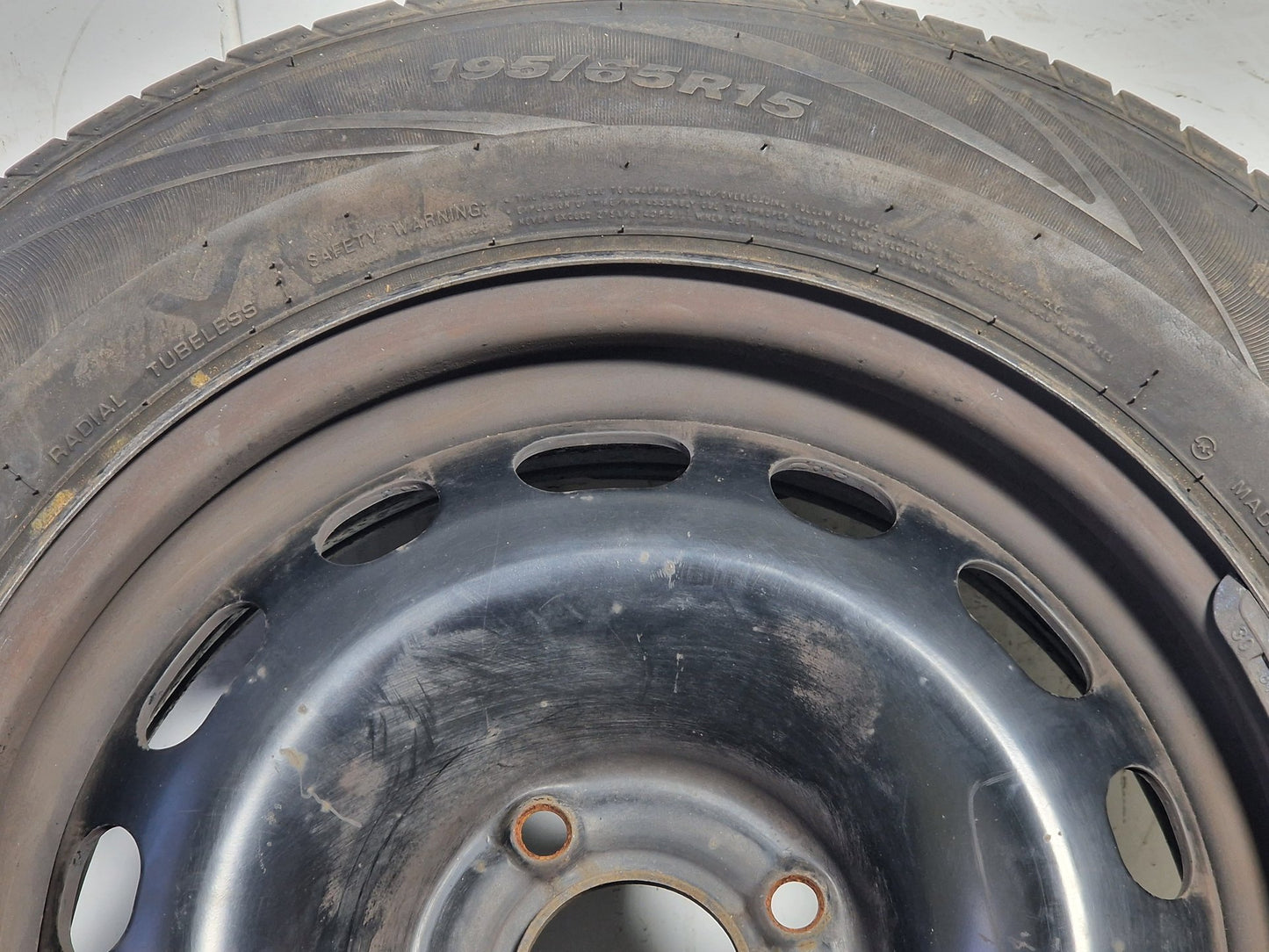 Citroen Berlingo MK2 15" Steel Wheel with Tyre 195/65/15 ~4mm