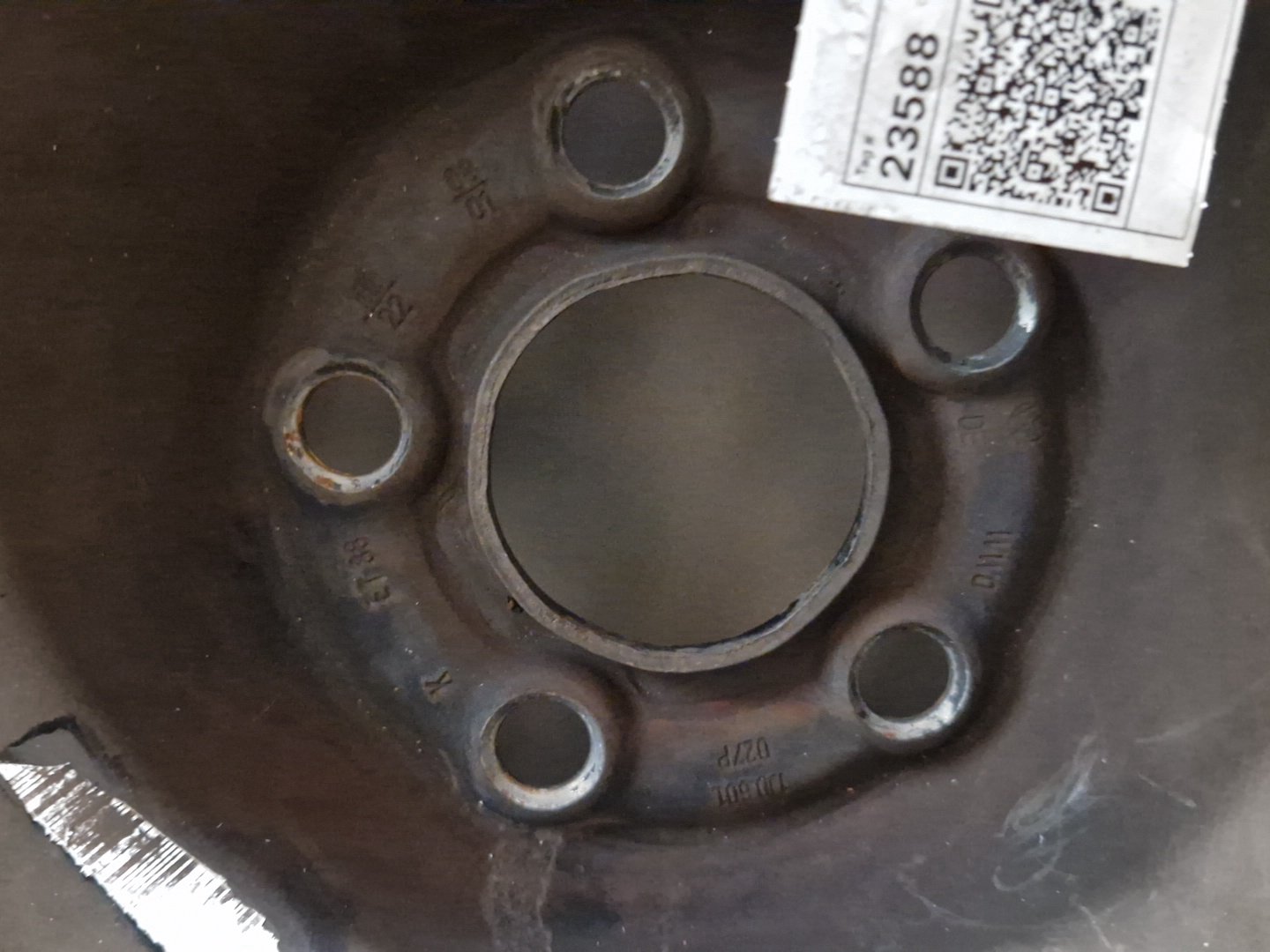 2013 Volkswagen Polo 6R MK5 14" Steel Wheel with Tyre 175/70/14 ~5mm 1J0601027P