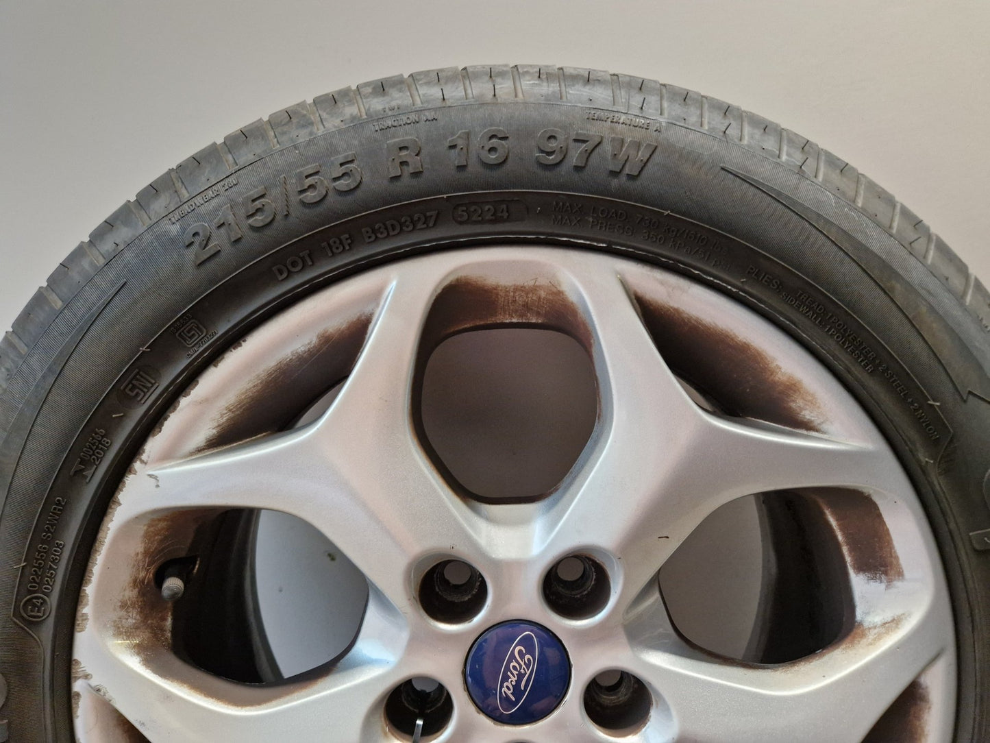 Ford C-Max MK2 (C344) 16" Alloy Wheel with Tyre 215/55/16 ~5mm