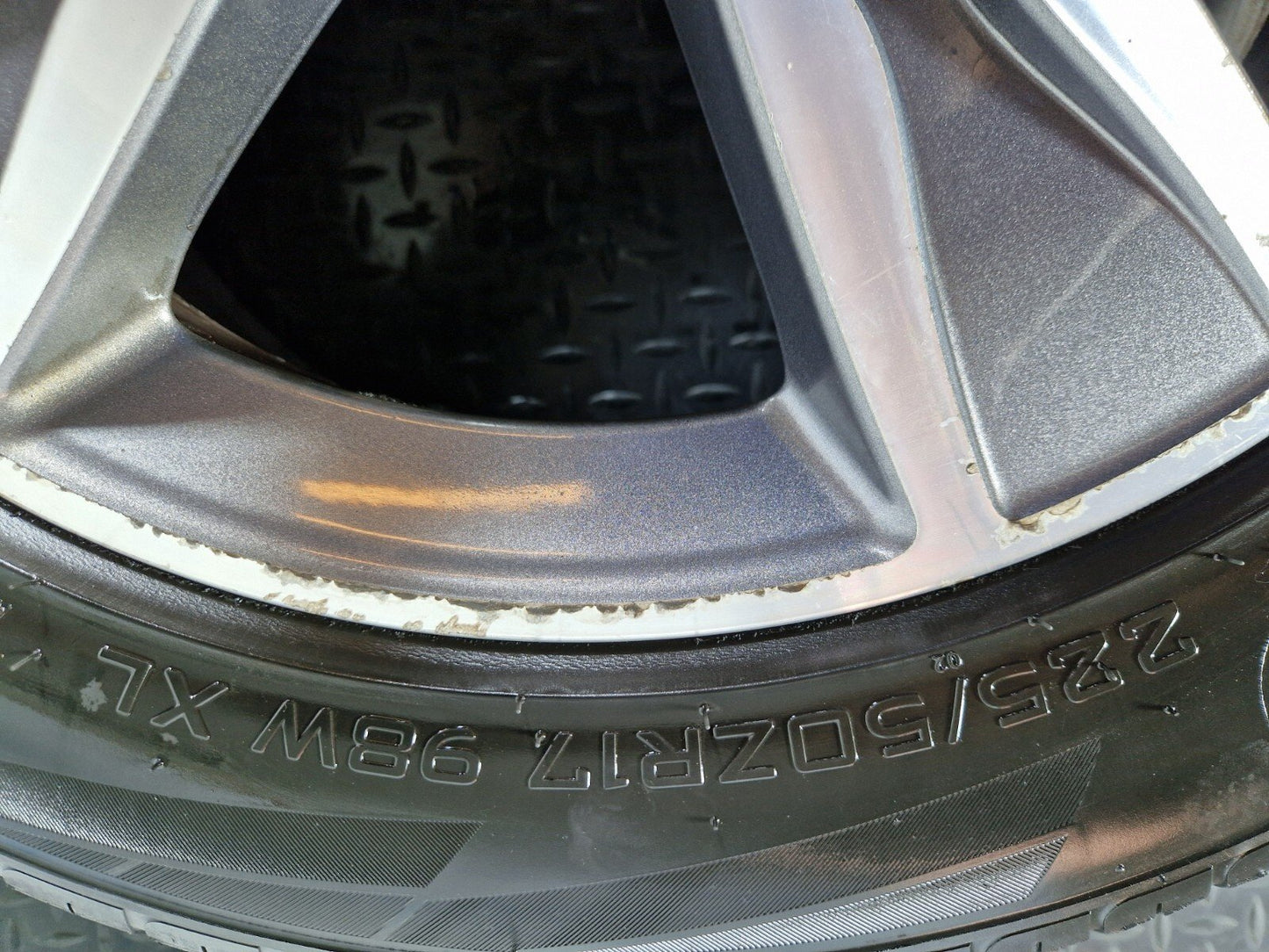 14-21 MERCEDES BENZ C CLASS W205 17INC ALLOY WHEEL & TYRE A2054010800 7Jx17H2