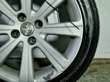 Peugeot 308 MK1 (T7) 17" Alloy Wheel with Tyre 225/45/17 ~3mm 9673707777
