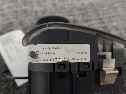 Mercedes CLK200 CLK-Class C209 Convertible Headlight Control Switch A2035451104