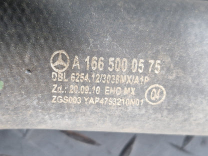 11-19 MERCEDES BENZ ML W166 RADIATOR WATER COOLANT HOSE PIPE A1665000575