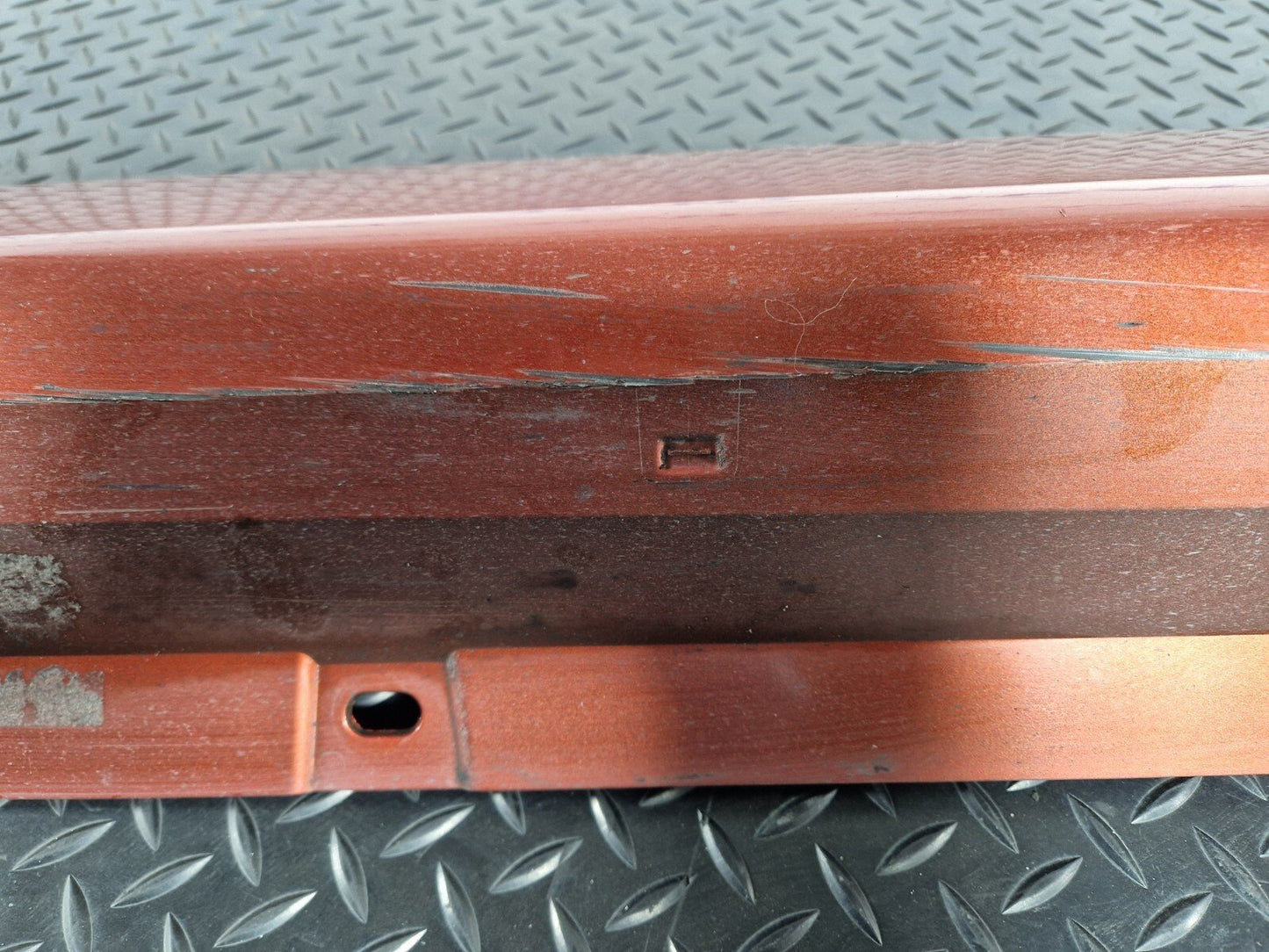 14-21 BMW 2 SERIES GRAN TOURER F45 F46 LEFT SIDE SKIRT IN ORANGE C1X 7318851
