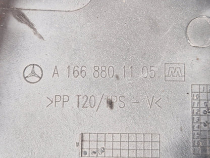 11-19 MERCEDES BENZ ML W166 LEFT SIDE N/S BONNET TRIM COVER PANEL A1668801105