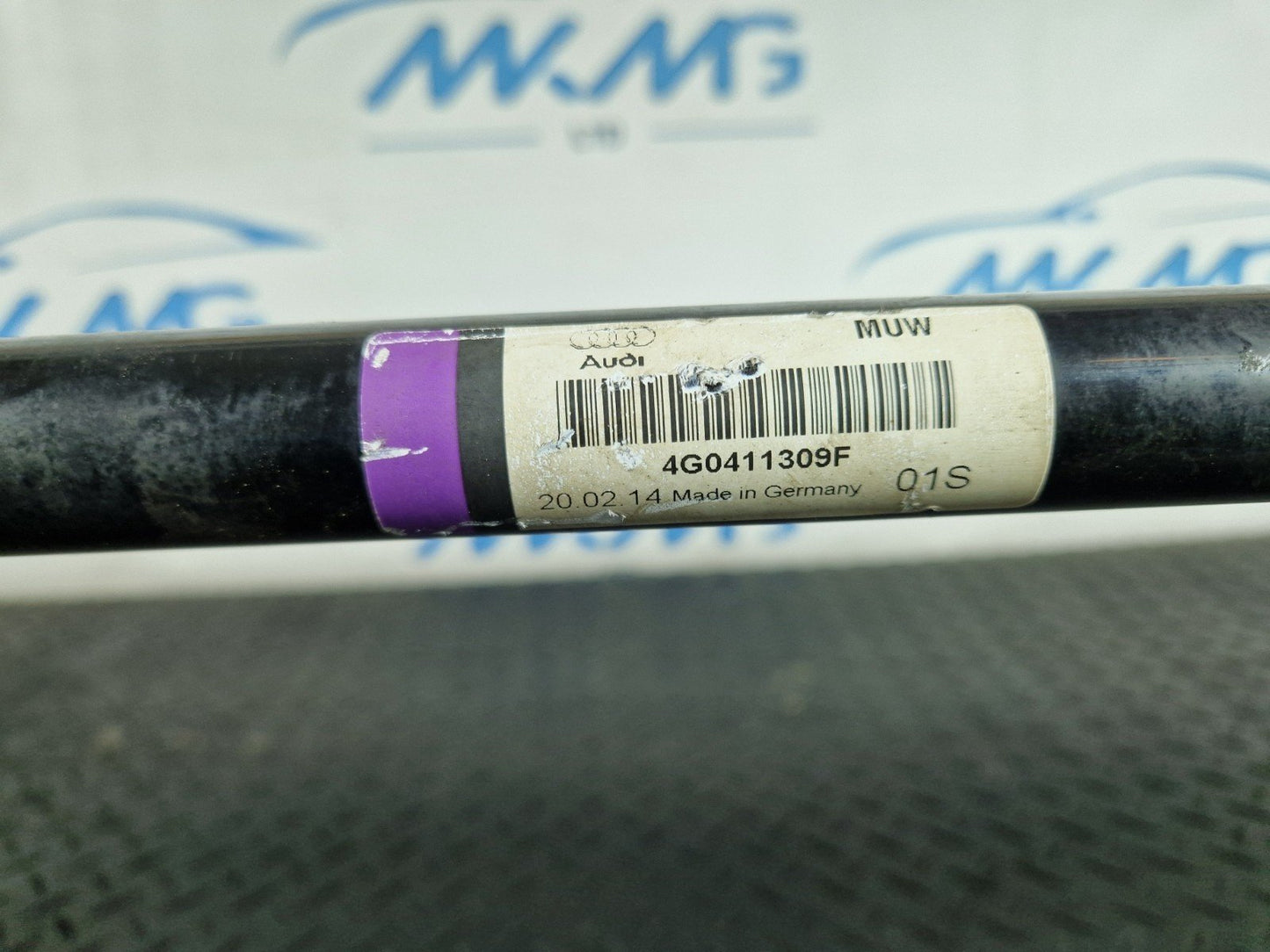 12-18 AUDI A6 C7 GENUINE OEM FRONT ANTI ROLL SWAY BAR STABILASER 4G0411309F