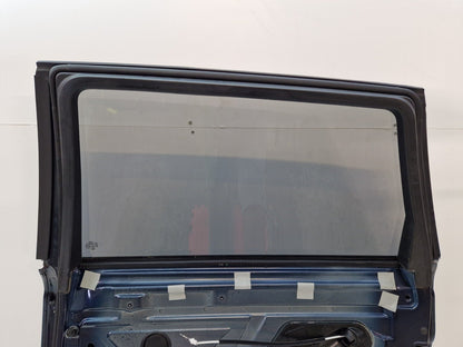 10-15 AUDI Q7 4L GENUINE REAR RIGHT DRIVER O/S/R COMPLETE DOOR IN BLUE (DAMAGED)