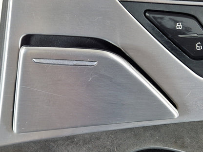 10-17 AUDI A8 4H REAR RIGHT DRIVER SIDE DOOR ALCANTARA CARD PANEL 4H0868068
