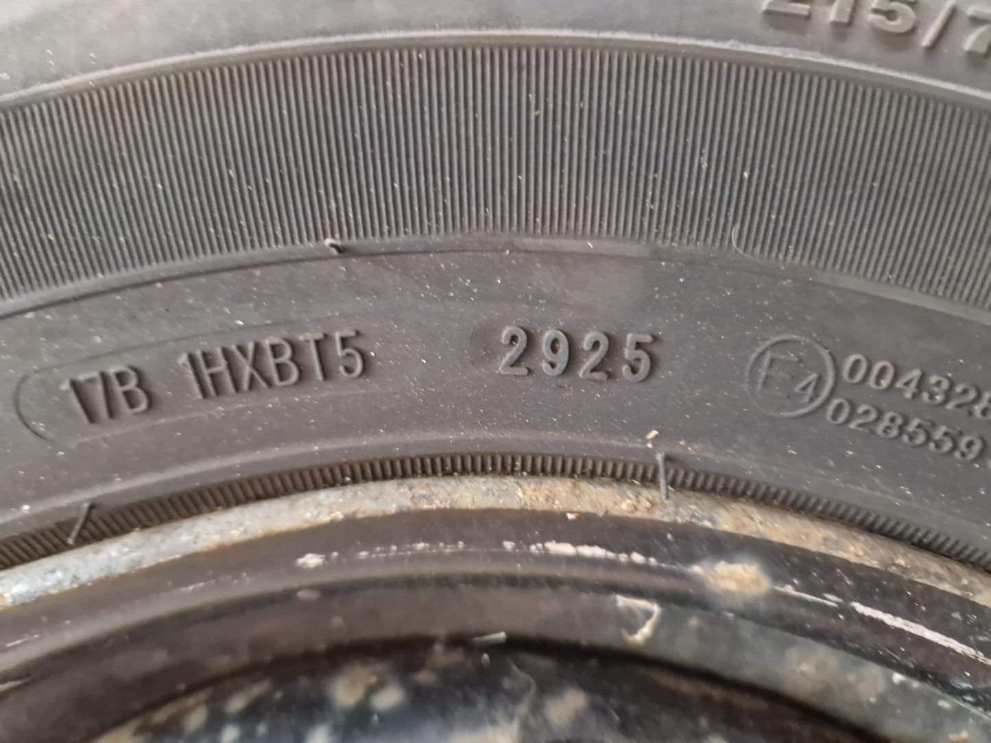 Citroen Relay Genuine Steel Wheel with Tyre 215/70/15 ~5mm