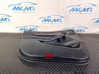14-21 MERCEDES BENZ C200 W205 FRONT PASSENGER SIDE DOOR CARD BLACK LEATHER