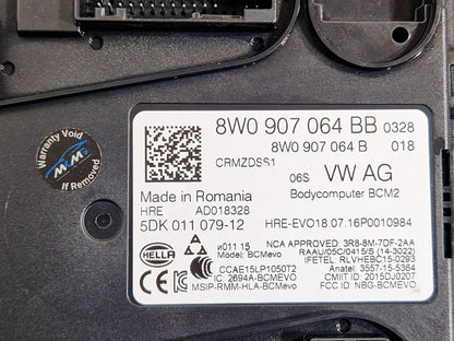 Audi Unknown Part Type 8W0907064BB