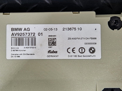11-18 BMW 6 SERIES F06 GENUINE DIVERSITY ANTENNA MODULE 9257372