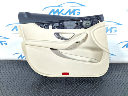 14-21 MERCEDES BENZ W205 FRONT LEFT PASSENGER OEM DOOR CARD PANEL A2228200202