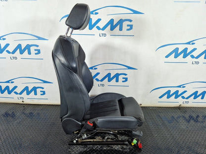 16-19 AUDI A4 B9 S-LINE FRONT PASSENGER HEATED HALF LEATHER SEAT