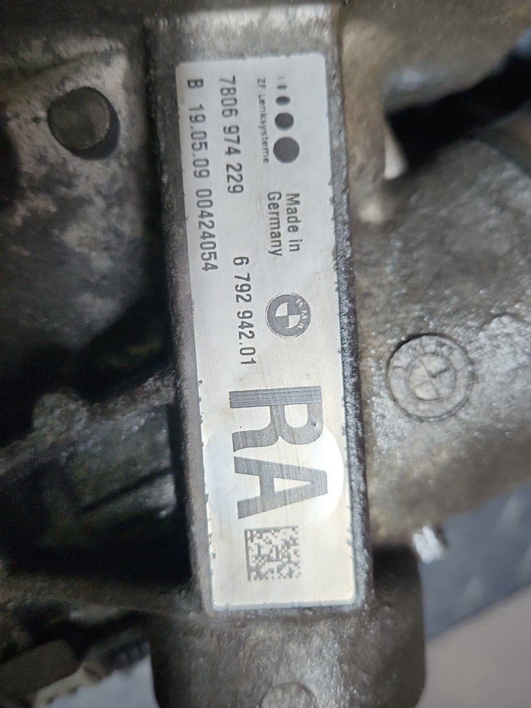 BMW 116d E87 Hatchback Genuine Power Steering Rack 679294201 7802277247