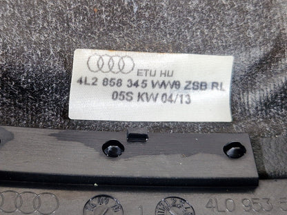 10-15 AUDI Q7 4L GENUINE STEERING COLUMN COWLING LEATHER SURROUND TRIM 4L0953515