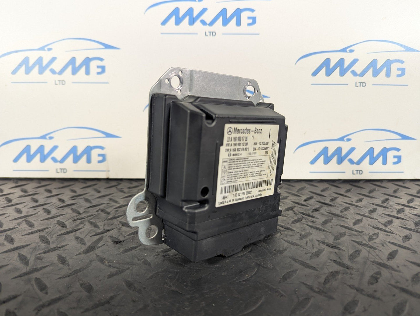 11-19 MERCEDES BENZ ML W166 GENUINE A!R BAG SRS CONTROL MODULE UNIT A1669001709