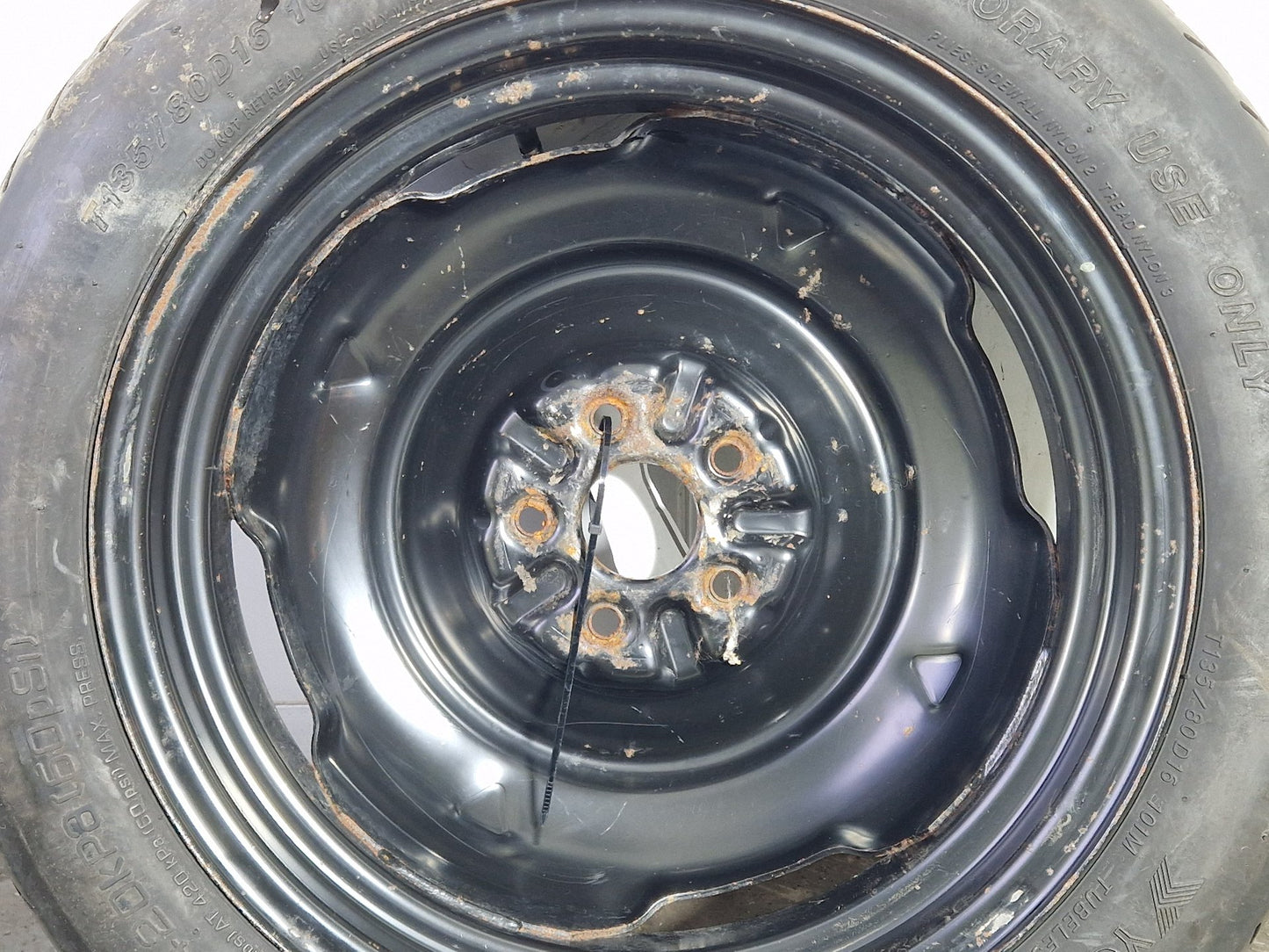 Toyota Prius MK3 (ZVW30) Hatchback 16" Spare Wheel with Tyre 135/80/16 ~4mm