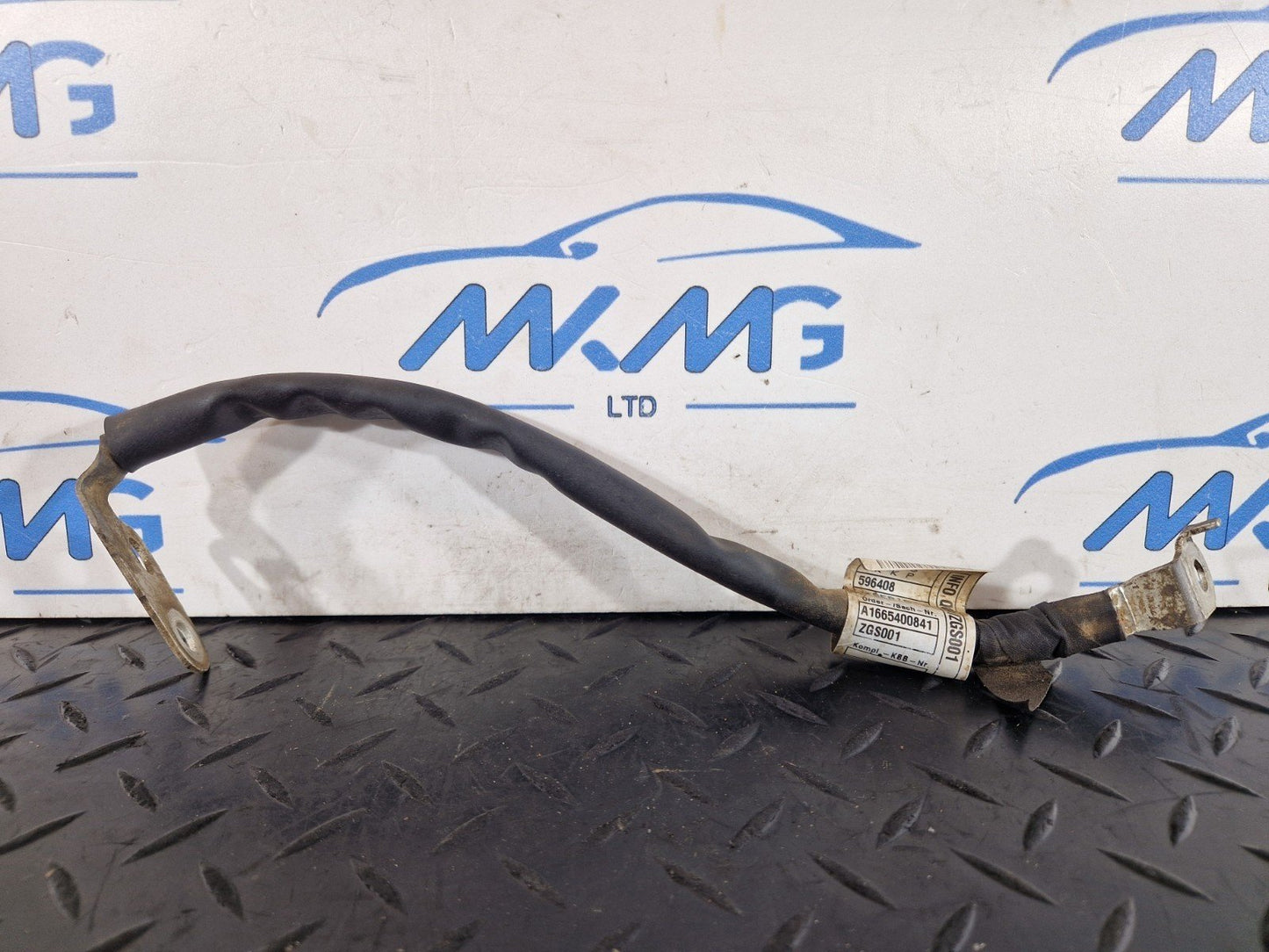 16-19 MERCEDES BENZ GLE W166 GENUINE OEM NEGATIVE BATTERY CABLE WIRE A1665400841