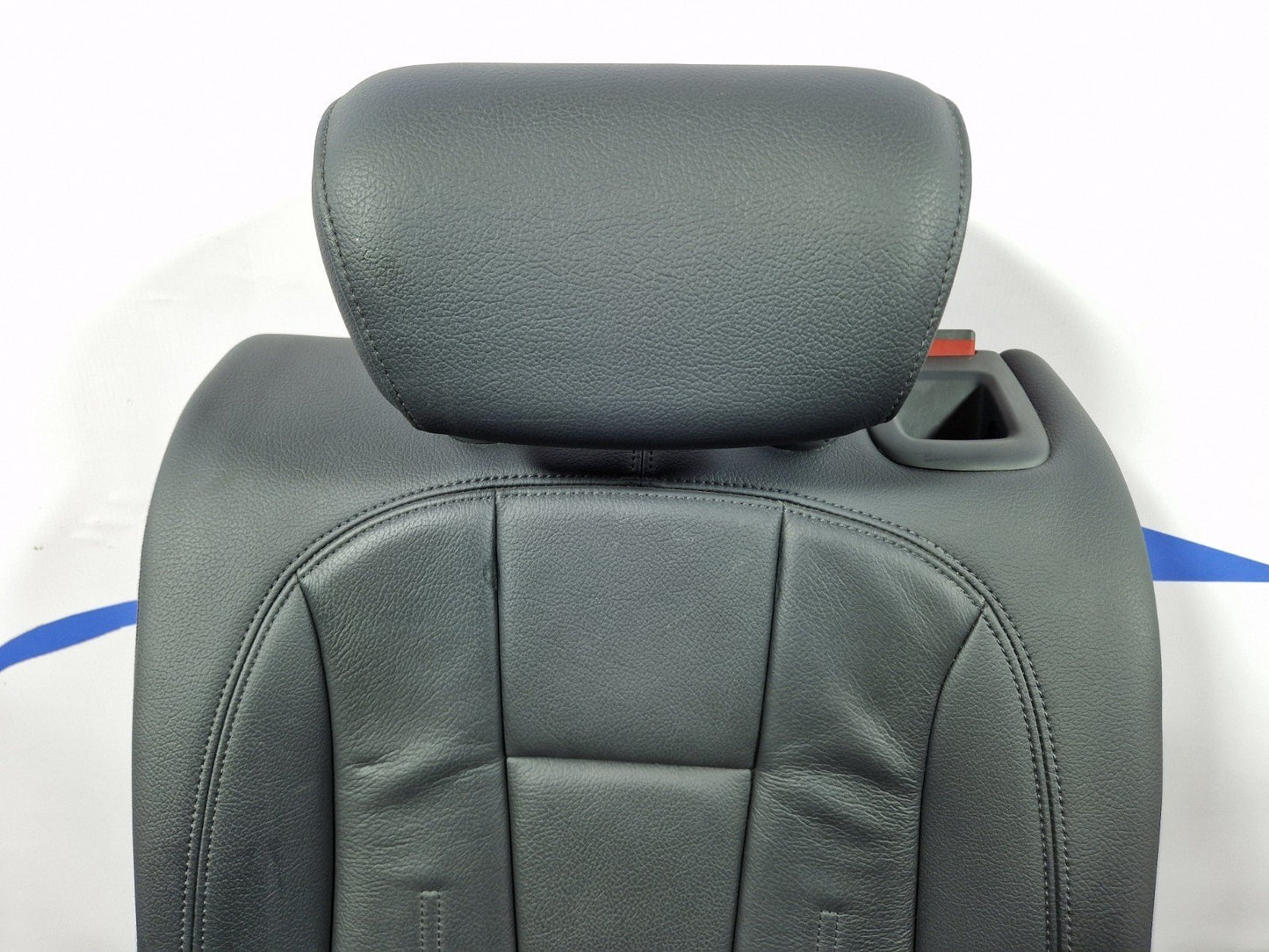 16-19 AUDI A4 B9 AVANT N/S/R REAR LEFT LEATHER BLACK SEAT BACKREST