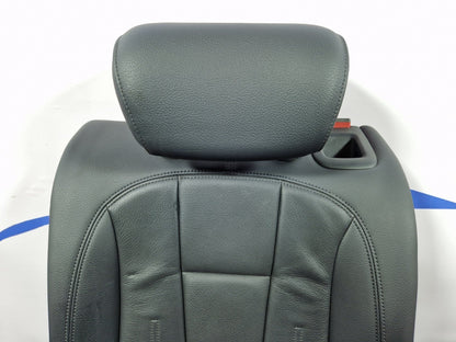 16-19 AUDI A4 B9 AVANT N/S/R REAR LEFT LEATHER BLACK SEAT BACKREST