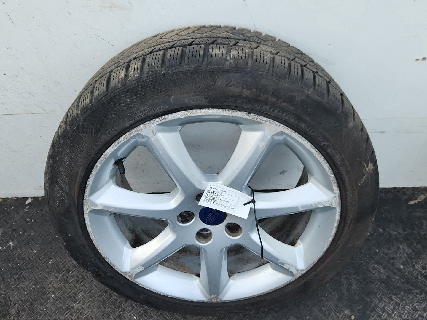 Ford Grand C-Max MK2 (C344) 18" Alloy Wheel with Tyre 235/45/18 ~4mm AM5J1007BC
